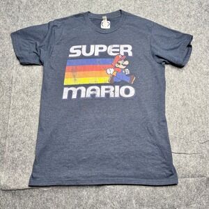 Zuni Sportswear Super Mario T-Shirt Nintendo Graphic Tee Men's Size M‎